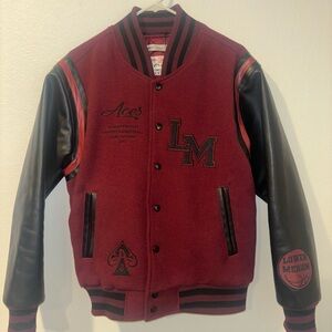 Headgear Classic Kobe Bryant high school varsity jacket.